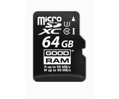 Karta pamięci GOODRAM 64GB microSDXC zapis 90MB/s odczyt 95MB/s